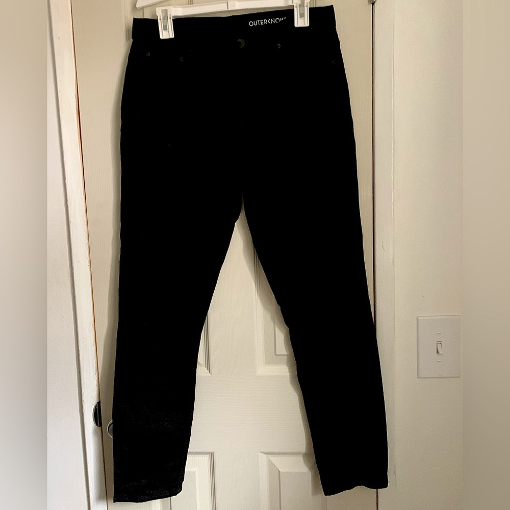 NWOT Outerknown Organic Black Skinny Jeans